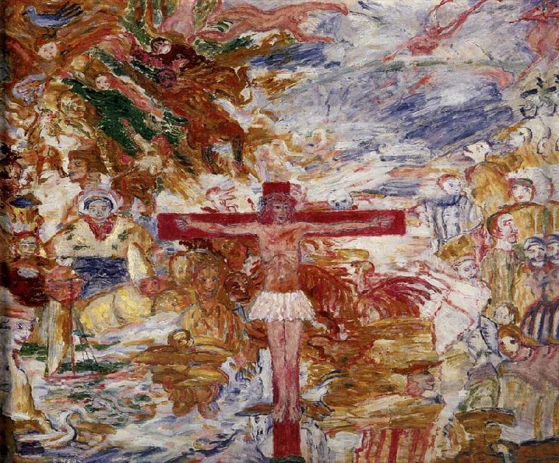 James Ensor Christ in Agony oil painting picture